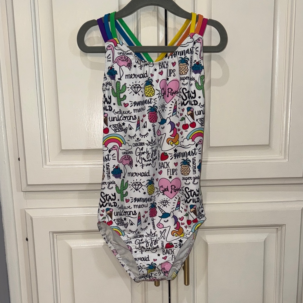Destira Unicorn Doodles Leotard CM